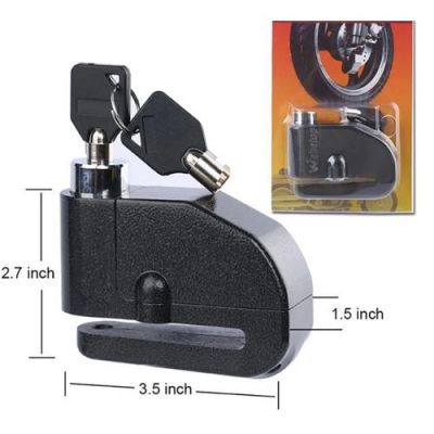 Cadenas alarme pour moto